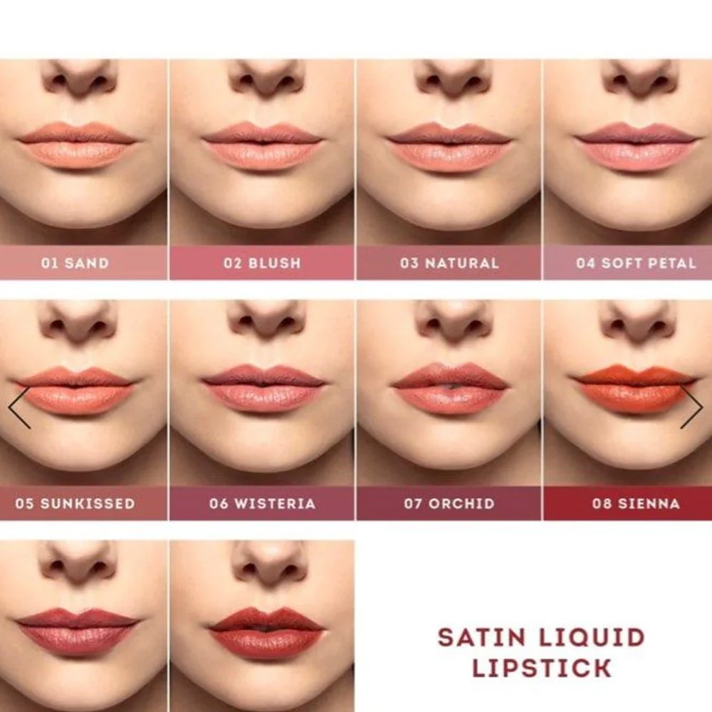 Nude By Nature Satin Liquid Lipstick 08 Sienna - Image 2