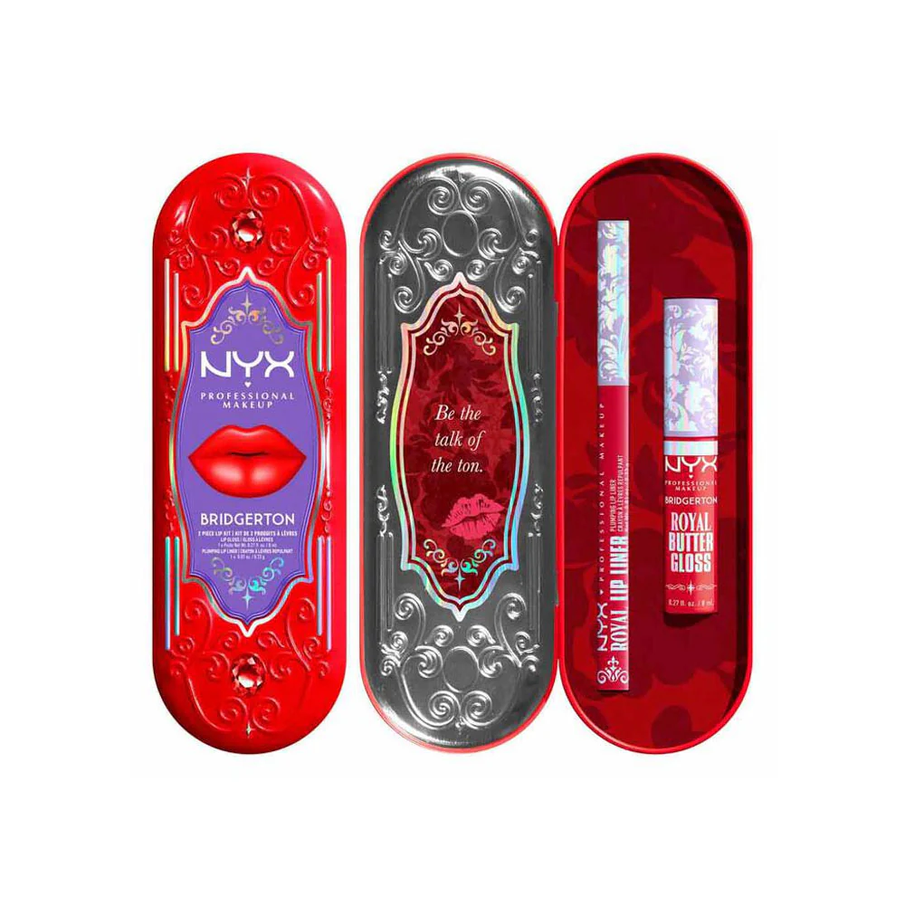 NYX Bridgerton 2pc Lip Kit 04 Rogue Romance Flirt Alert