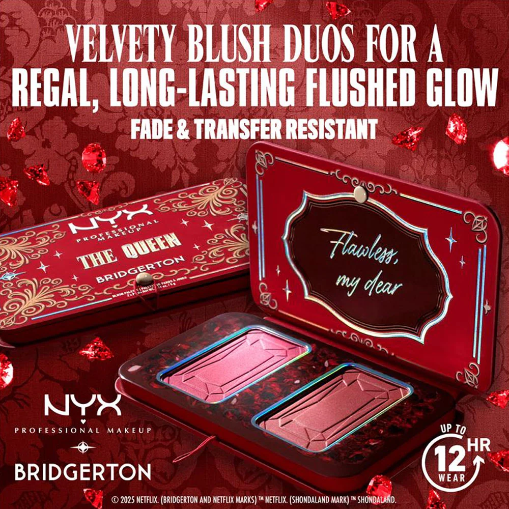 NYX Bridgerton Blush Palette 03 The Queen - Image 4