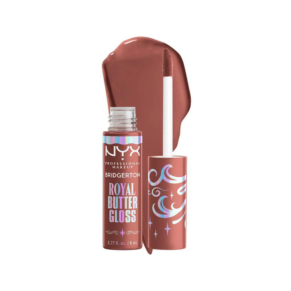 NYX Bridgerton Royal Butter Gloss Lip Gloss 02 Praline