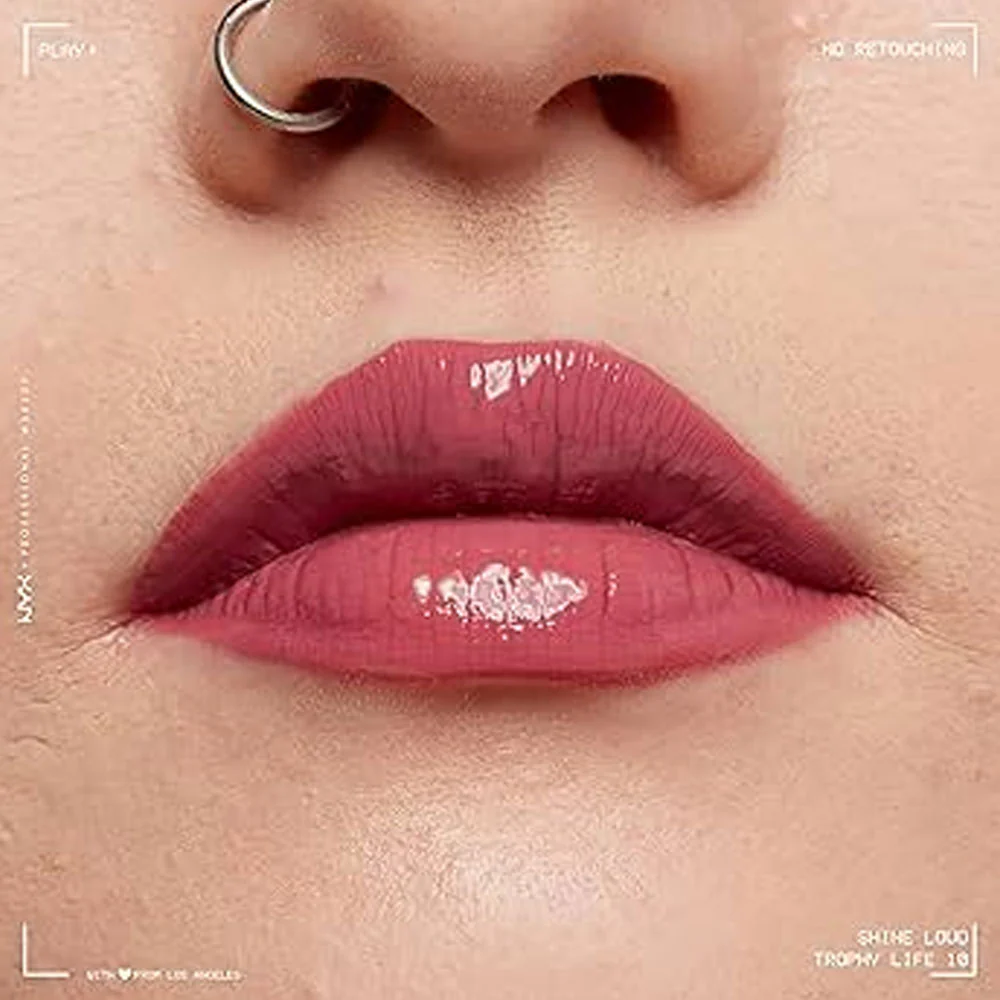 NYX Shine Loud Life Goals Gloss Lip Color 04 - Image 2