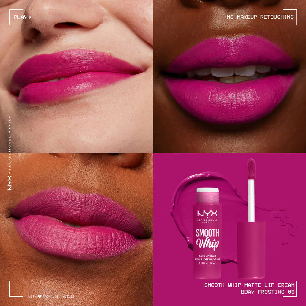 NYX Smooth Whip Matte Lip Cream Bday Frosting 4ml - Image 2