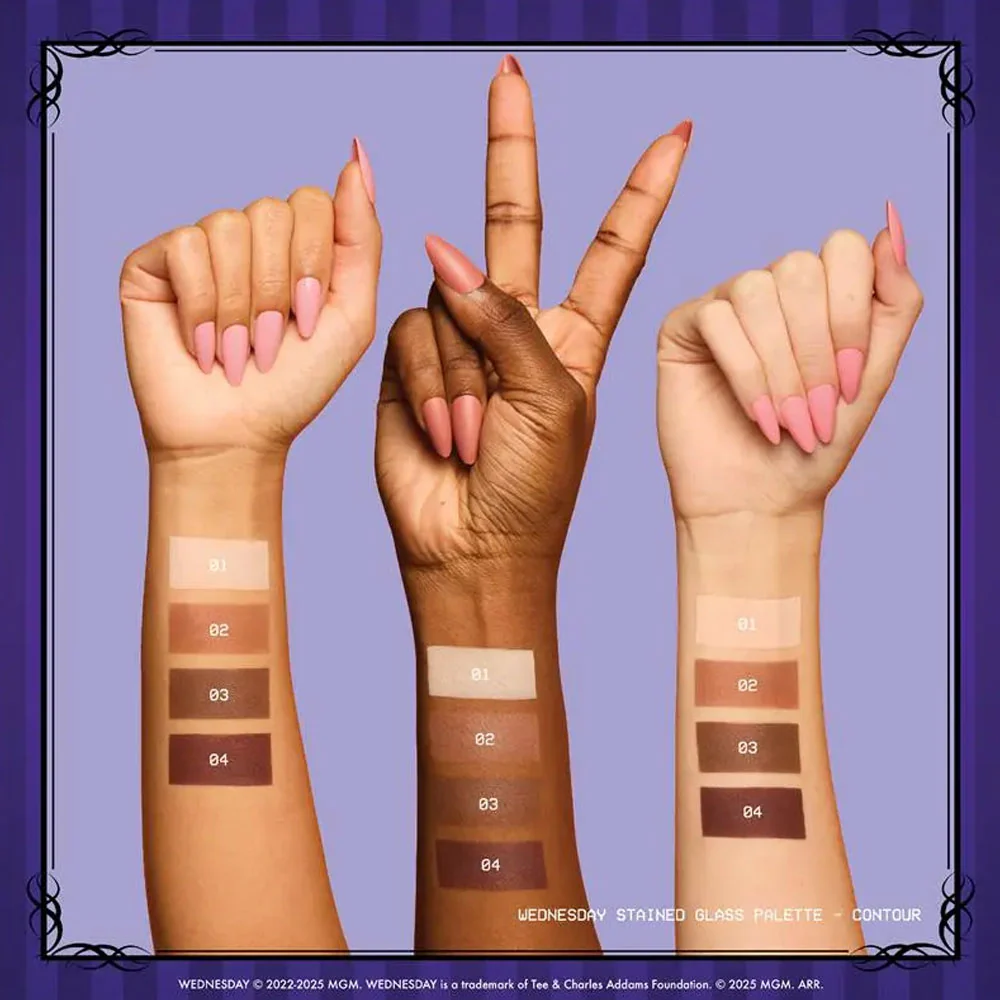 NYX Wednesday Contour Palette 01 Cheek Palette - Image 4