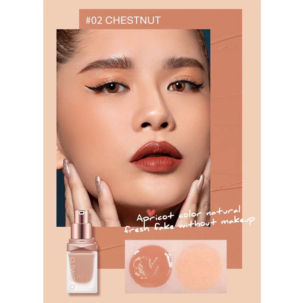 O.TWO.O Liquid Blush 02 Chestnut - Image 2