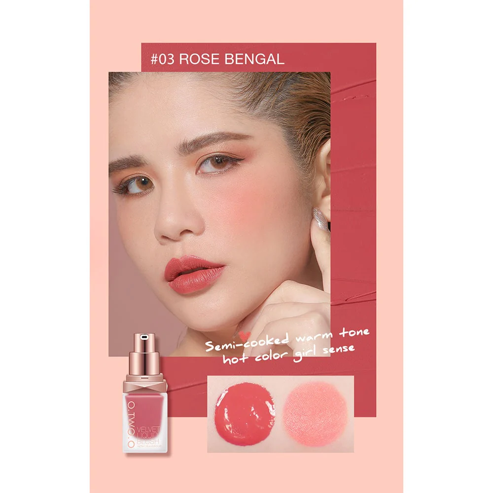 O.TWO.O Liquid Blush 03 Rose Bengal - Image 2