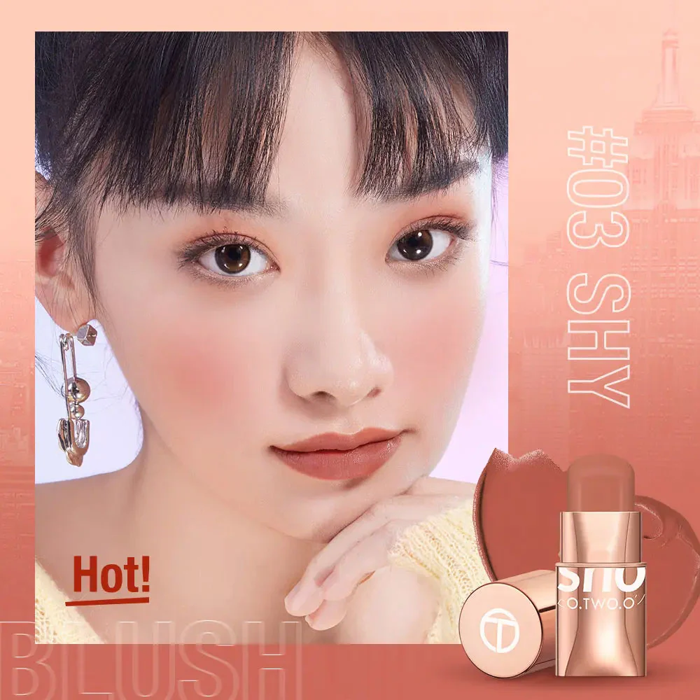 O.TWO.O Mousse Glow Colour Bounce Blush 03 Shy - Image 2