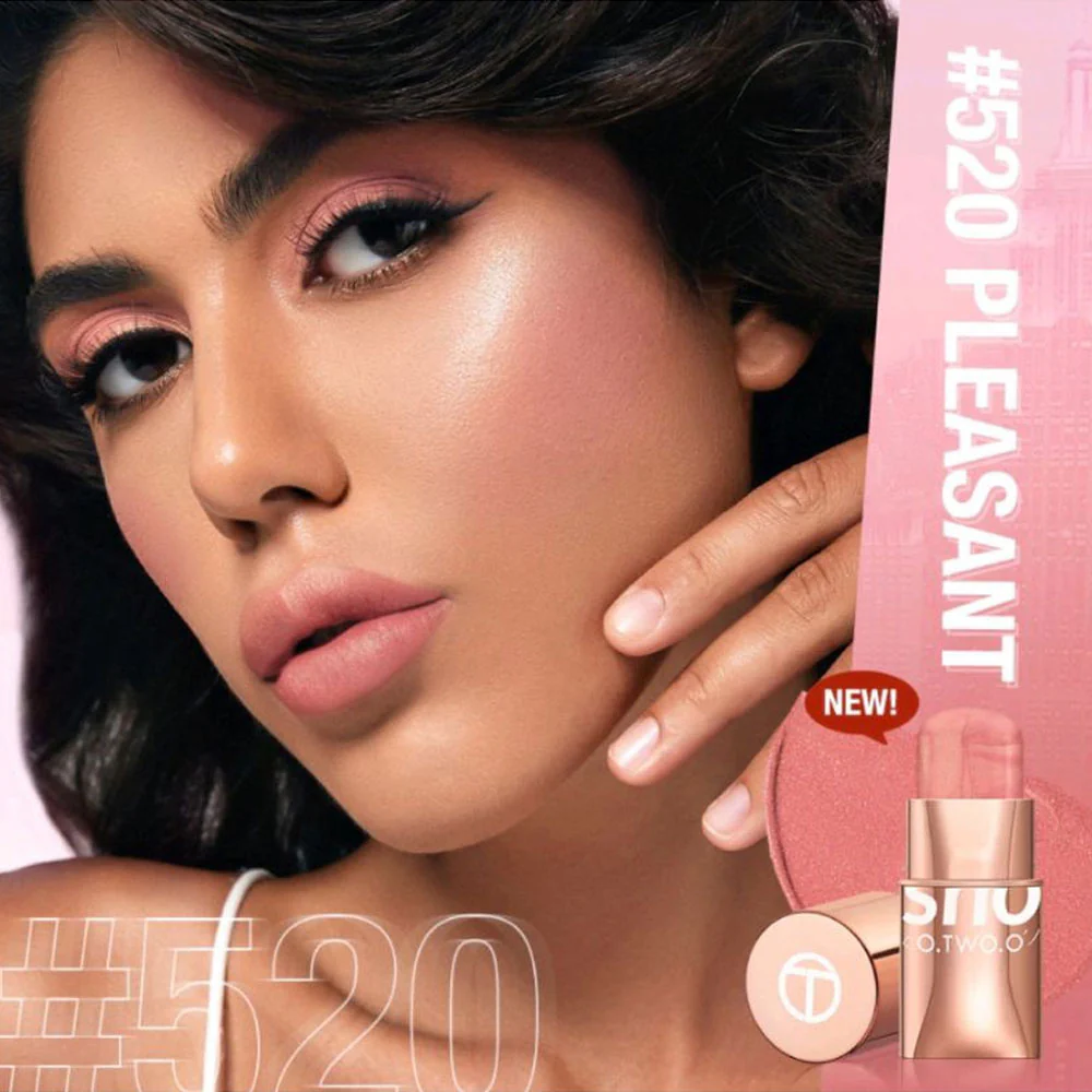 O.TWO.O Mousse Glow Colour Bounce Blush 520 Pleasant - Image 2