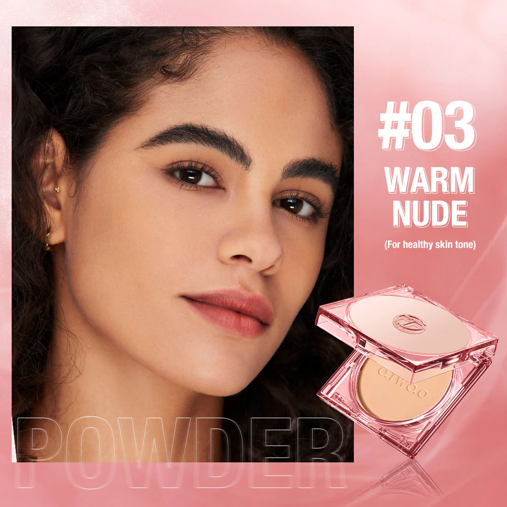 O.TWO.O Smooth Mist Mirror Locking Powder 03 Warm Nude 12g - Image 2