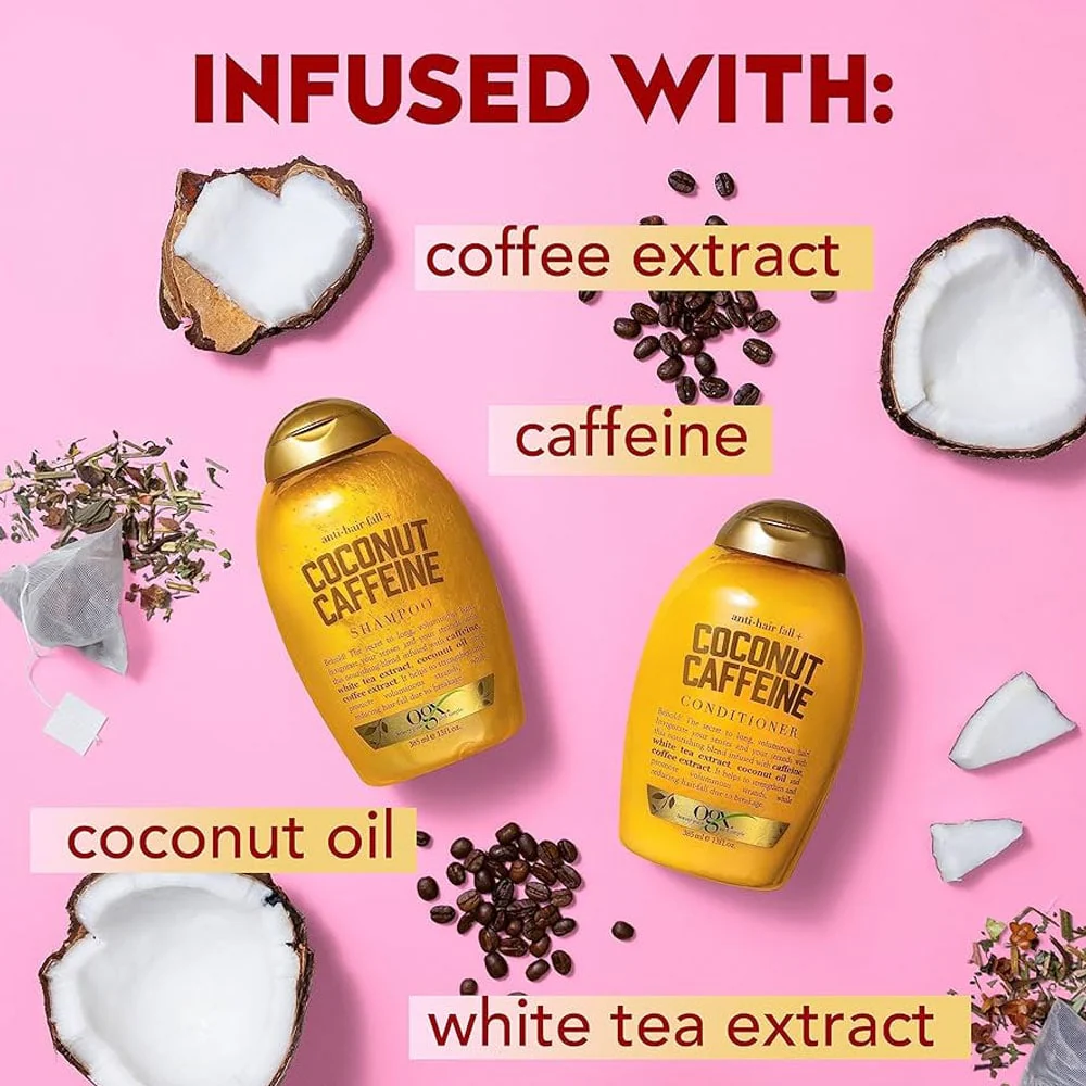 OGX Conditioner Coconut Caffeine 385ml - Image 3