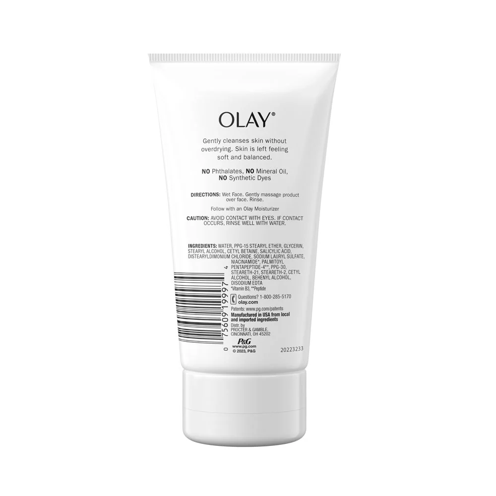 Olay Cream Cleanser Balancing With Collagen Peptide 150ml - Image 2