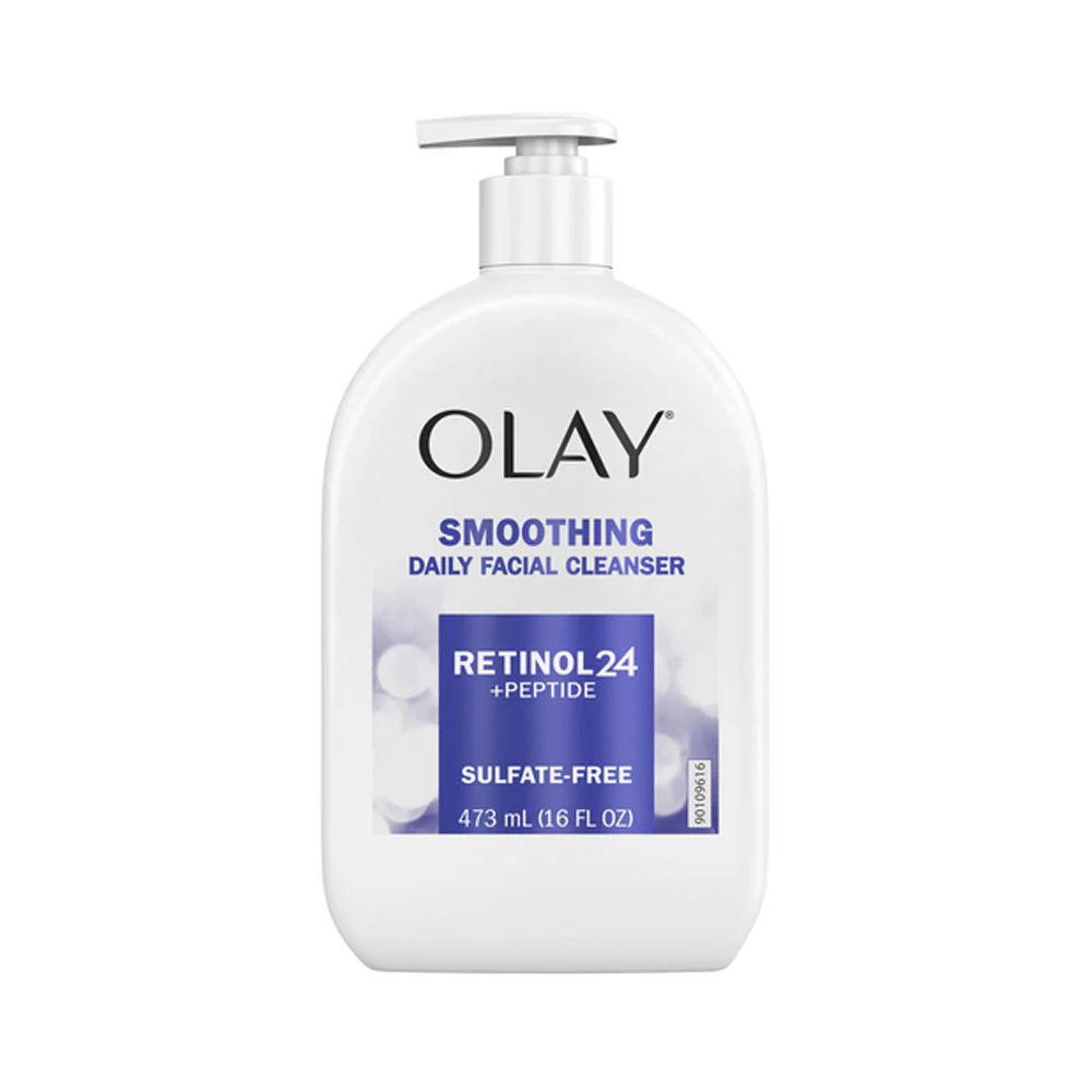 Olay Daily Facial Cleanser Smoothing Retinol 24 + Peptide 473ml
