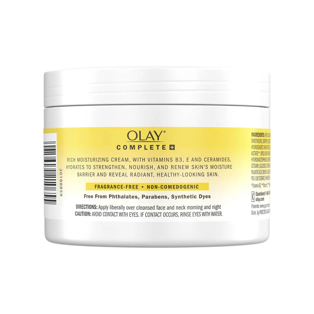 Olay Rich Moisturizing Cream Nourish Renew Strengthen 3-In-1 241g - Image 2