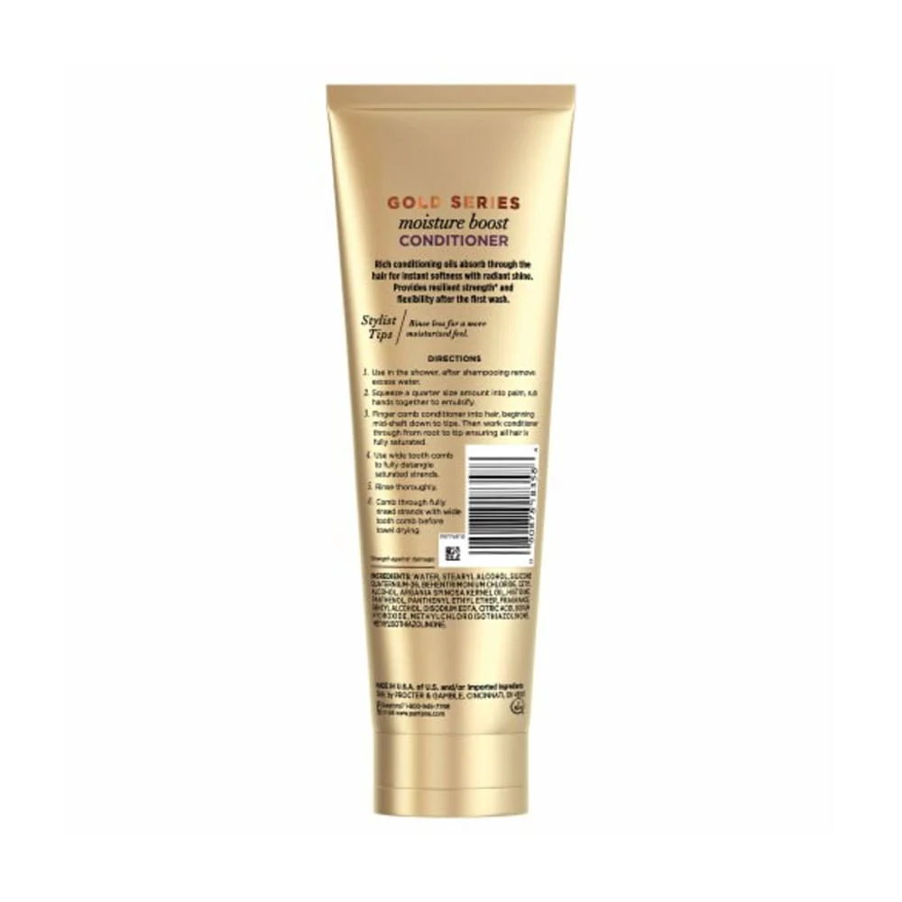 Pantene Gold Series Conditioner Moisture Boost Infused With Argan Oil 250ml - Image 4