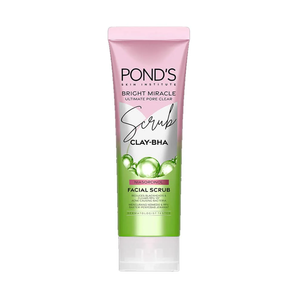 Ponds Facial Scrub Bright Miracle Ultimate Pore Clear 100g