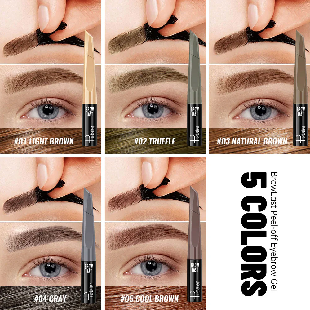 Pudaier Browlast Peel Off Eyebrow Tint Shade 2 Truffle - Image 4