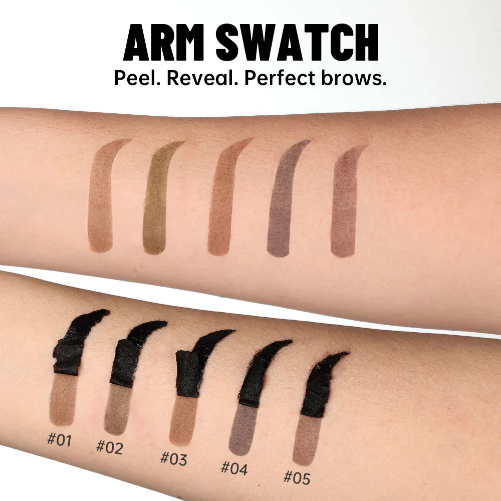Pudaier Browlast Peel Off Eyebrow Tint Shade 2 Truffle - Image 5
