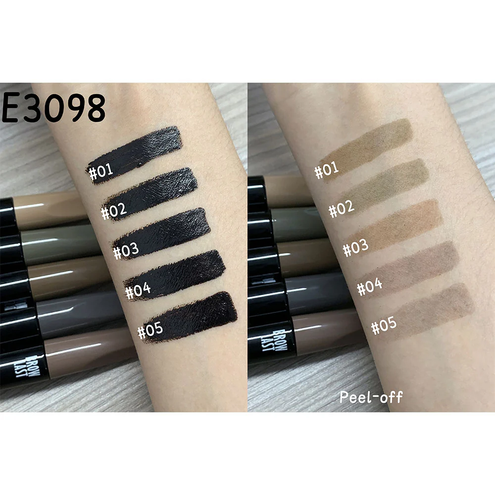 Pudaier Browlast Peel Off Eyebrow Tint Shade 4 Gray - Image 2