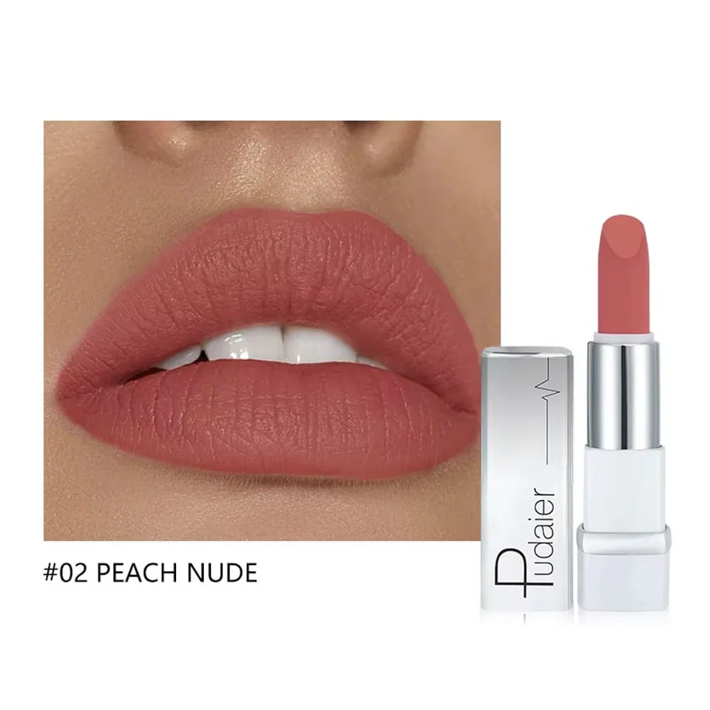 Pudaier Future Lipstick 2 Peach Nude 3.5g - Image 2