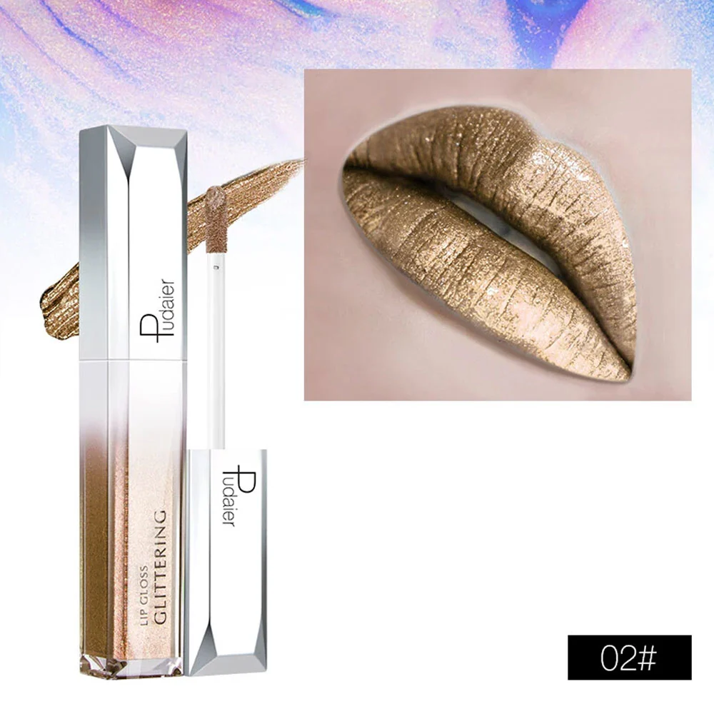 Pudaier Lip Gloss Glittering 2 - Image 3