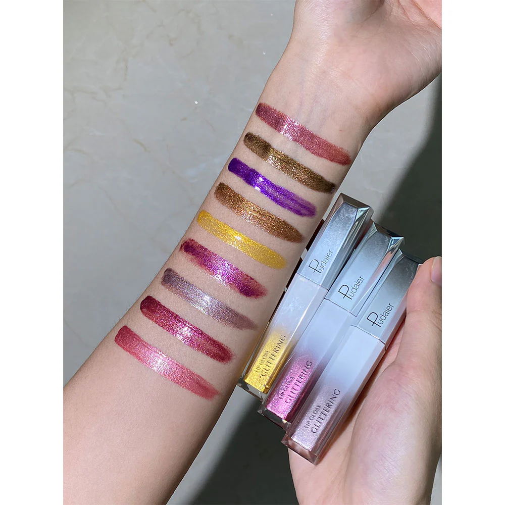 Pudaier Lip Gloss Glittering 4 - Image 2