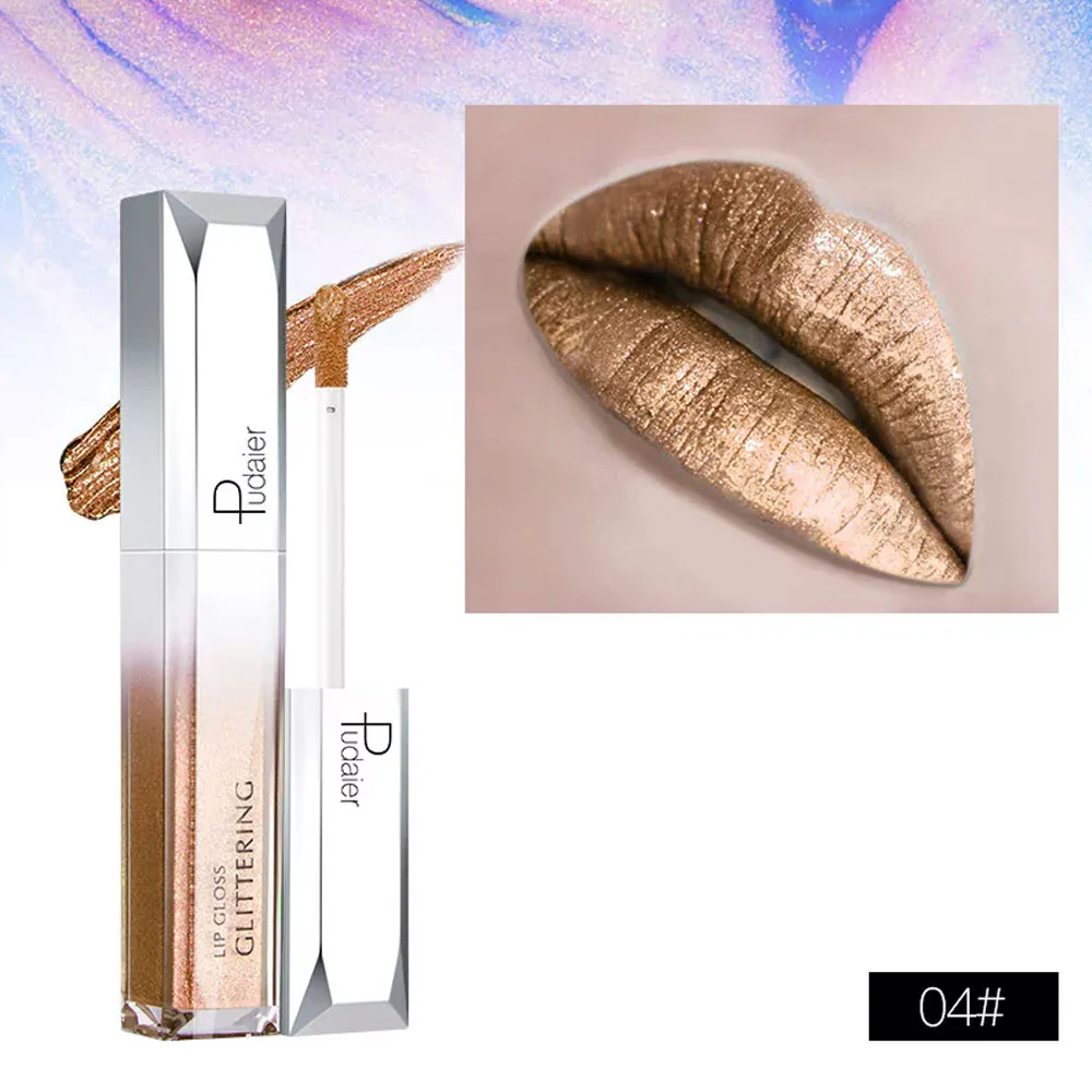Pudaier Lip Gloss Glittering 4 - Image 3