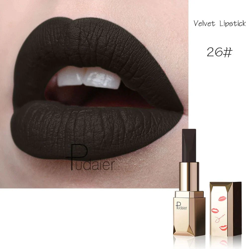 Pudaier Matte Lipstick 26 Deep Garnet 3.5g - Image 2