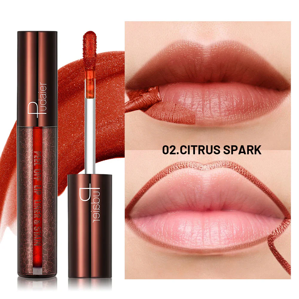 Pudaier Peel Off Lip Liner & Stain 2 Citrus Spark - Image 2