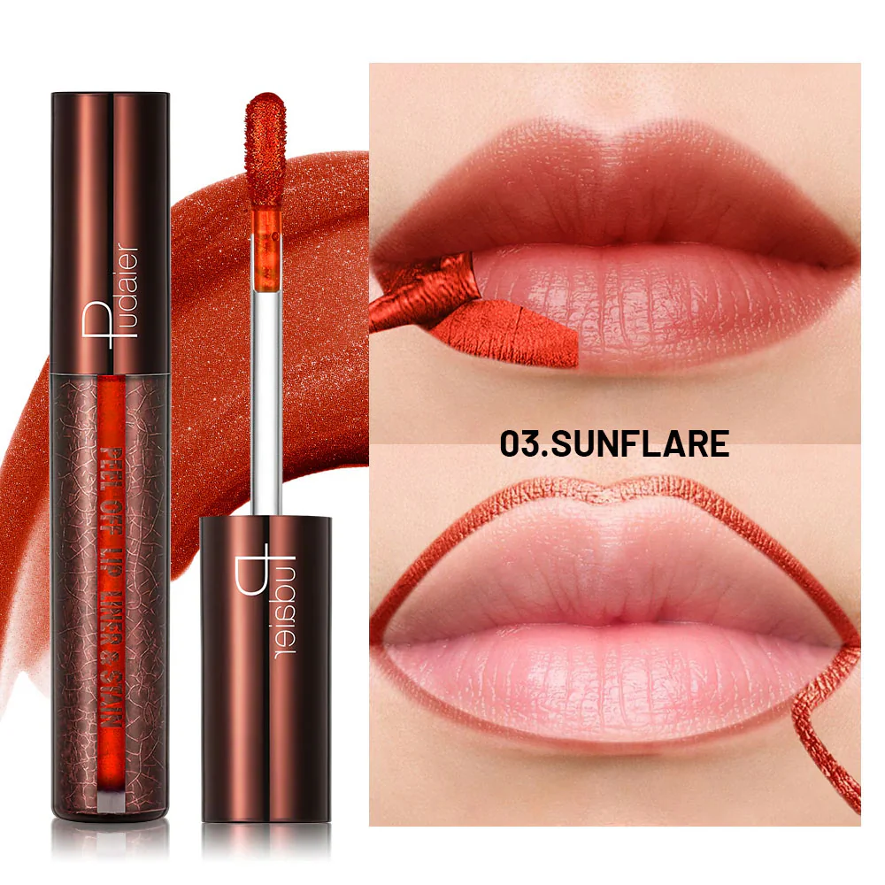 Pudaier Peel Off Lip Liner & Stain 3 Sunflare - Image 2
