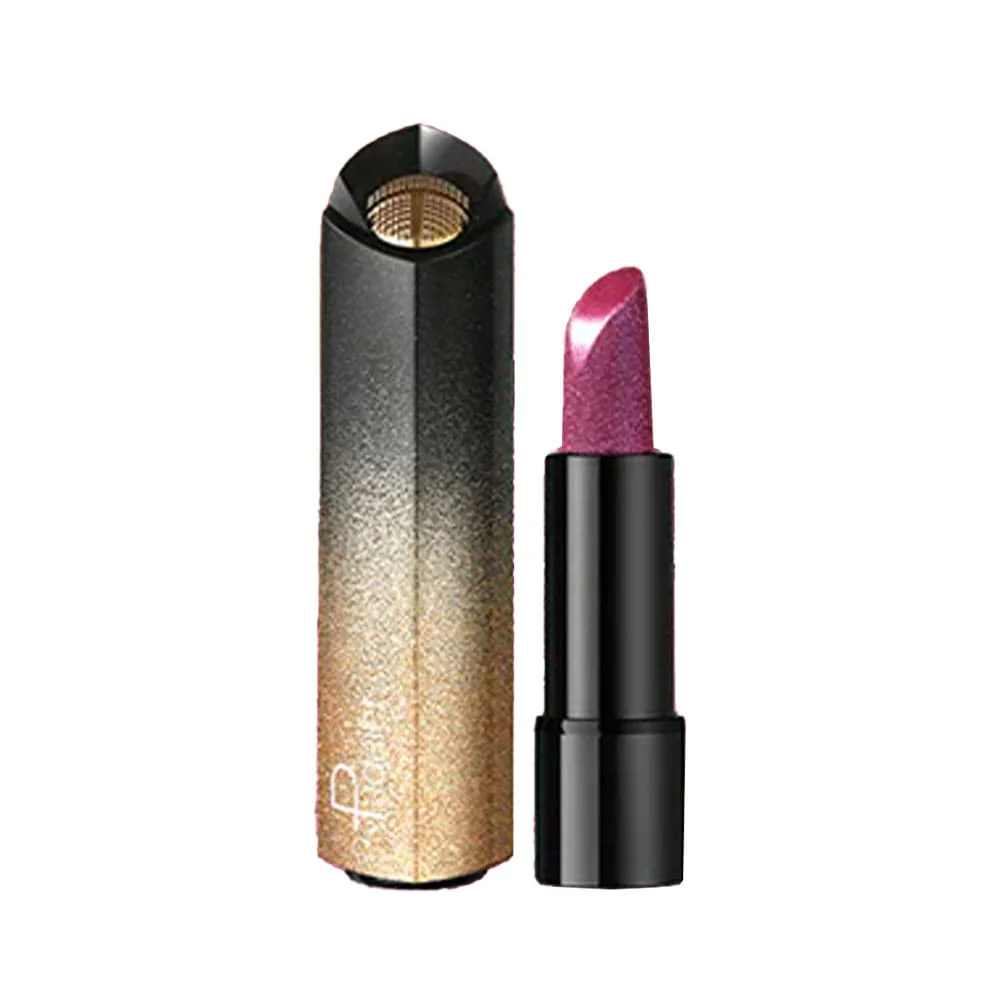 Pudaier Perma Shine Diamond Lipstick 8 Enchanted Violet
