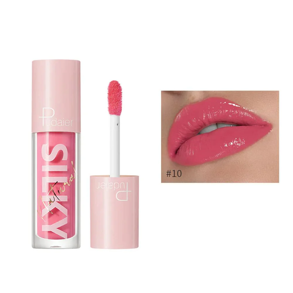 Pudaier Silky Natural Lip Gloss 10 Ruby Luster 3.5g - Image 3
