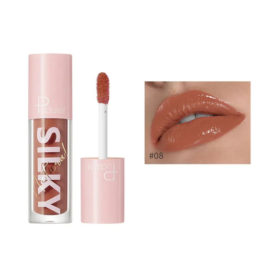 Pudaier Silky Natural Lip Gloss 8 Sunset Glow 3.5g - Image 3