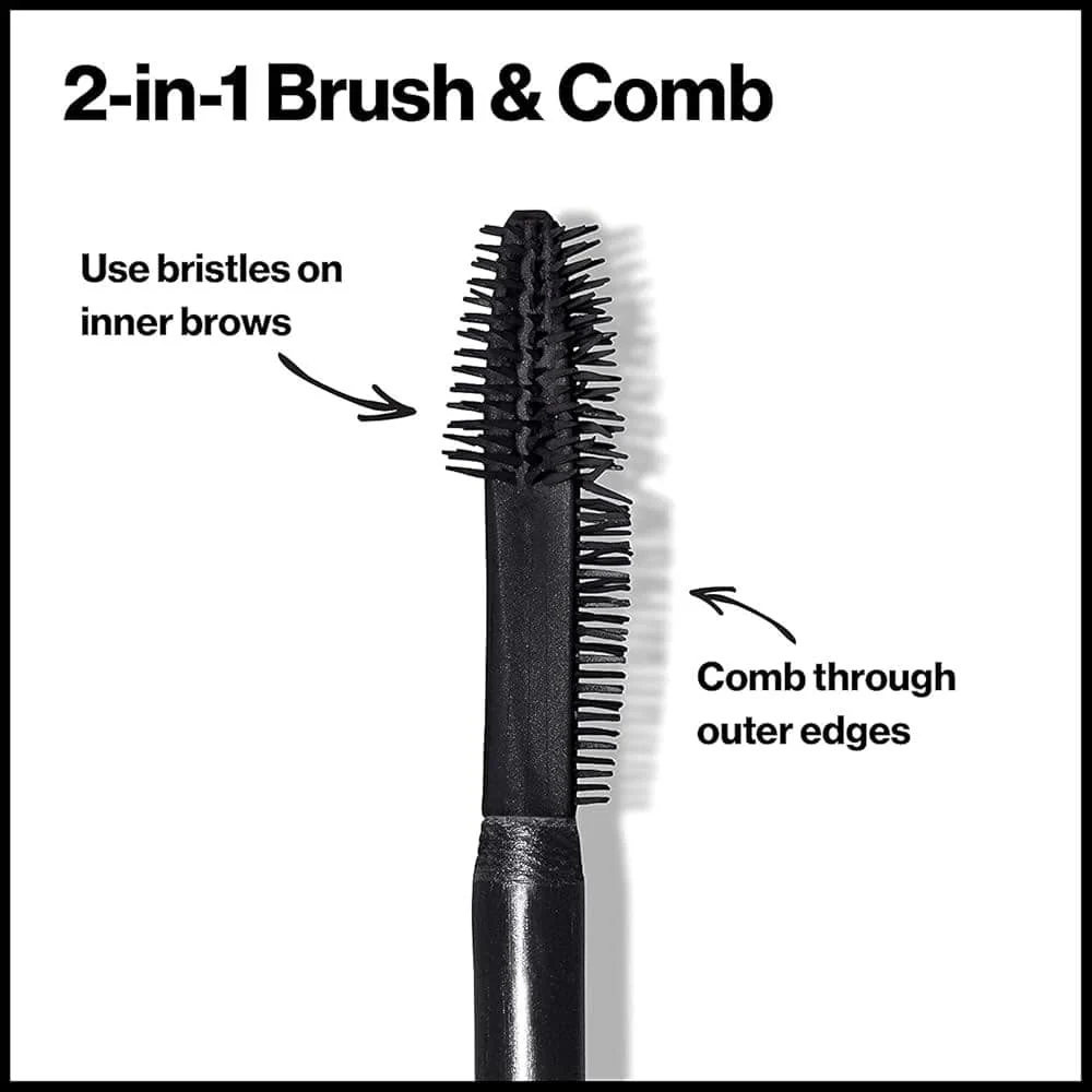 Revlon ColorStay Brow Fiber Filler Brow Gel 302 Warm Brown - Image 3