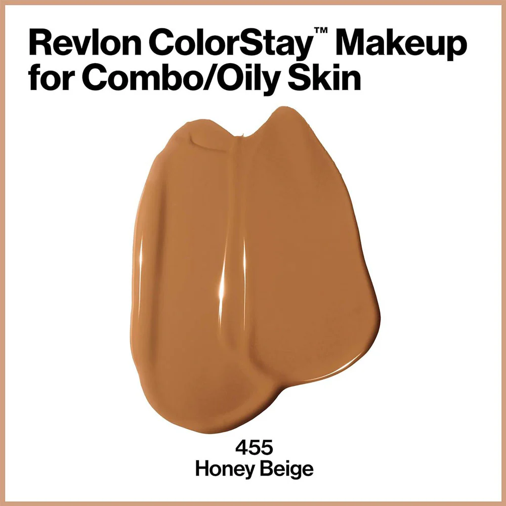 Revlon ColorStay Combination/Oily Foundation SPF15 455 Vitamin E 30ml - Image 4