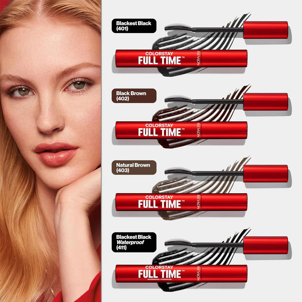 Revlon ColorStay Full Time Waterproof Mascara 411 Blackest Black 7.5ml - Image 2