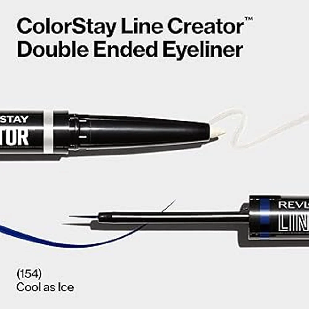 Revlon ColorStay Line Creator Double Ended Eyeliner 154 Cool As Ice - Image 2