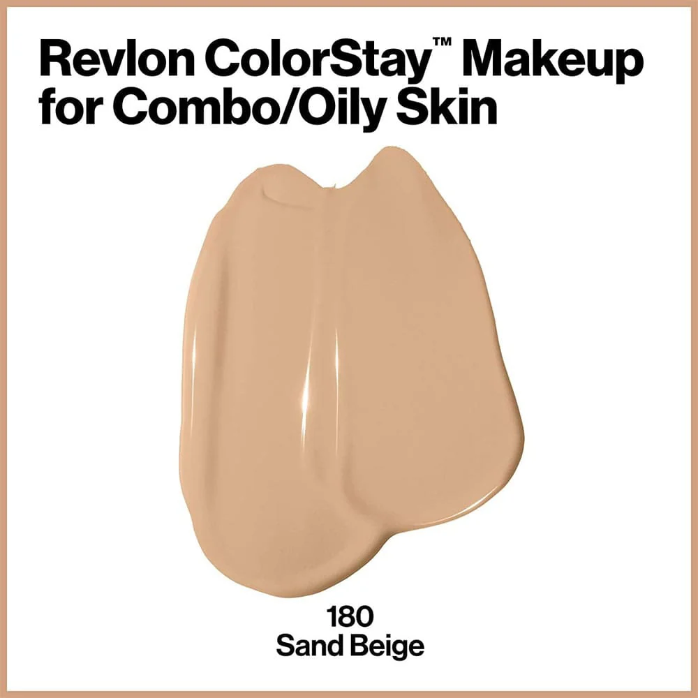 Revlon Colorstay Longwear Makeup Combination/Oily Skin 180 Sand Beige Spf 15 - Image 2