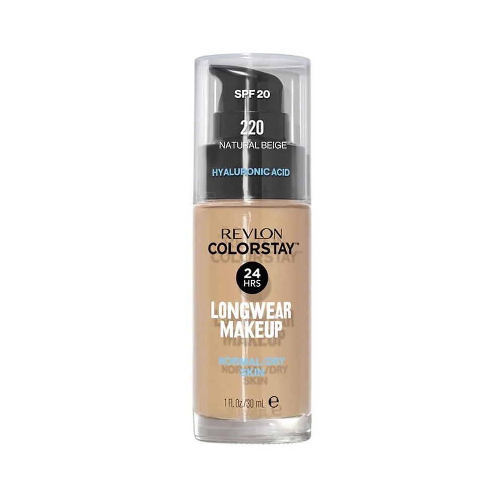 Revlon ColorStay Makeup Normal/Dry Skin 220 Natural Beige SPF 20 30ml - Image 2