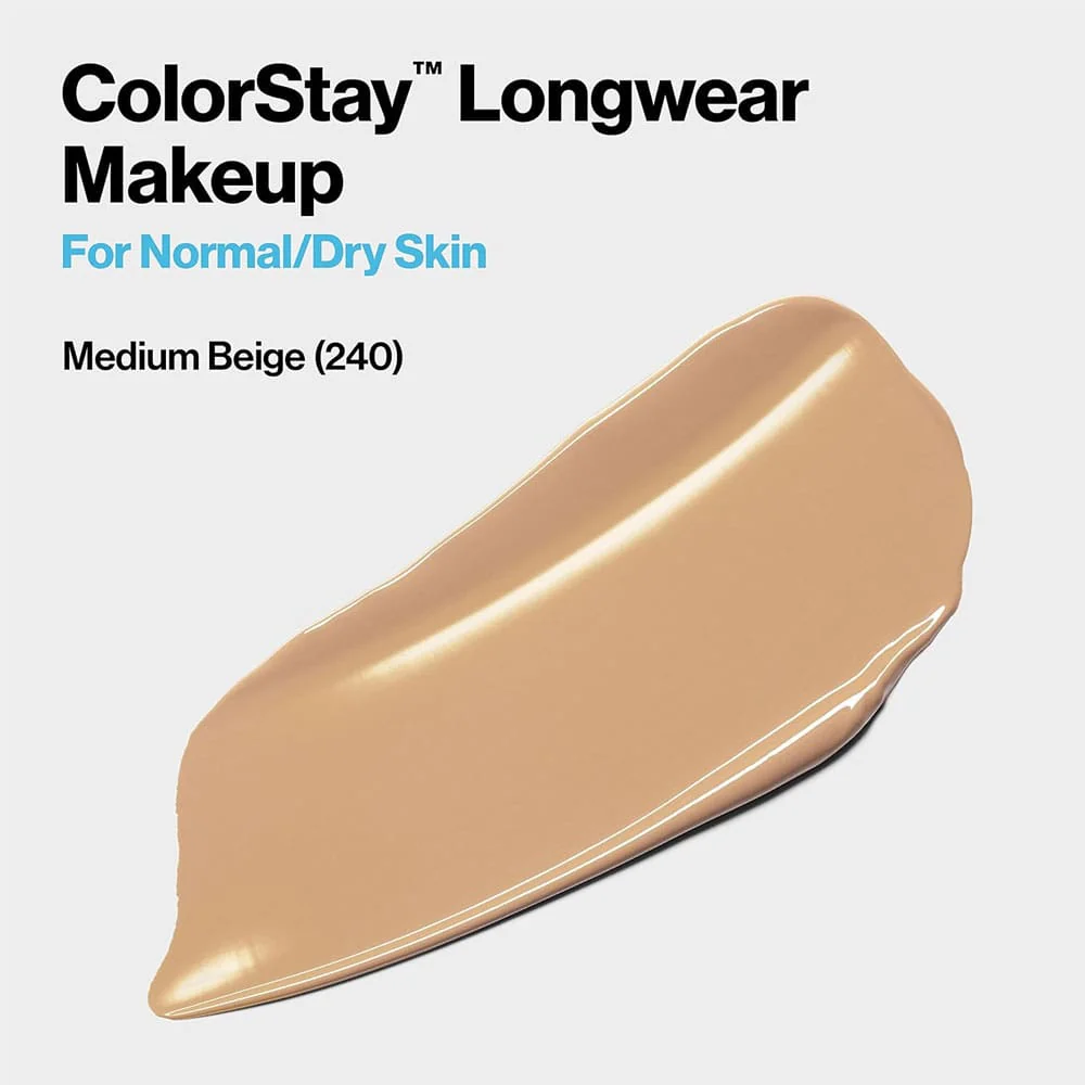 Revlon Colorstay Longwear Makeup Normal/Dry Skin 240 Medium Beige Spf 20 - Image 4