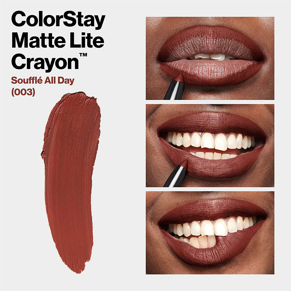 Revlon ColorStay Matte Lite Crayon 003 Souffle All Day - Image 3