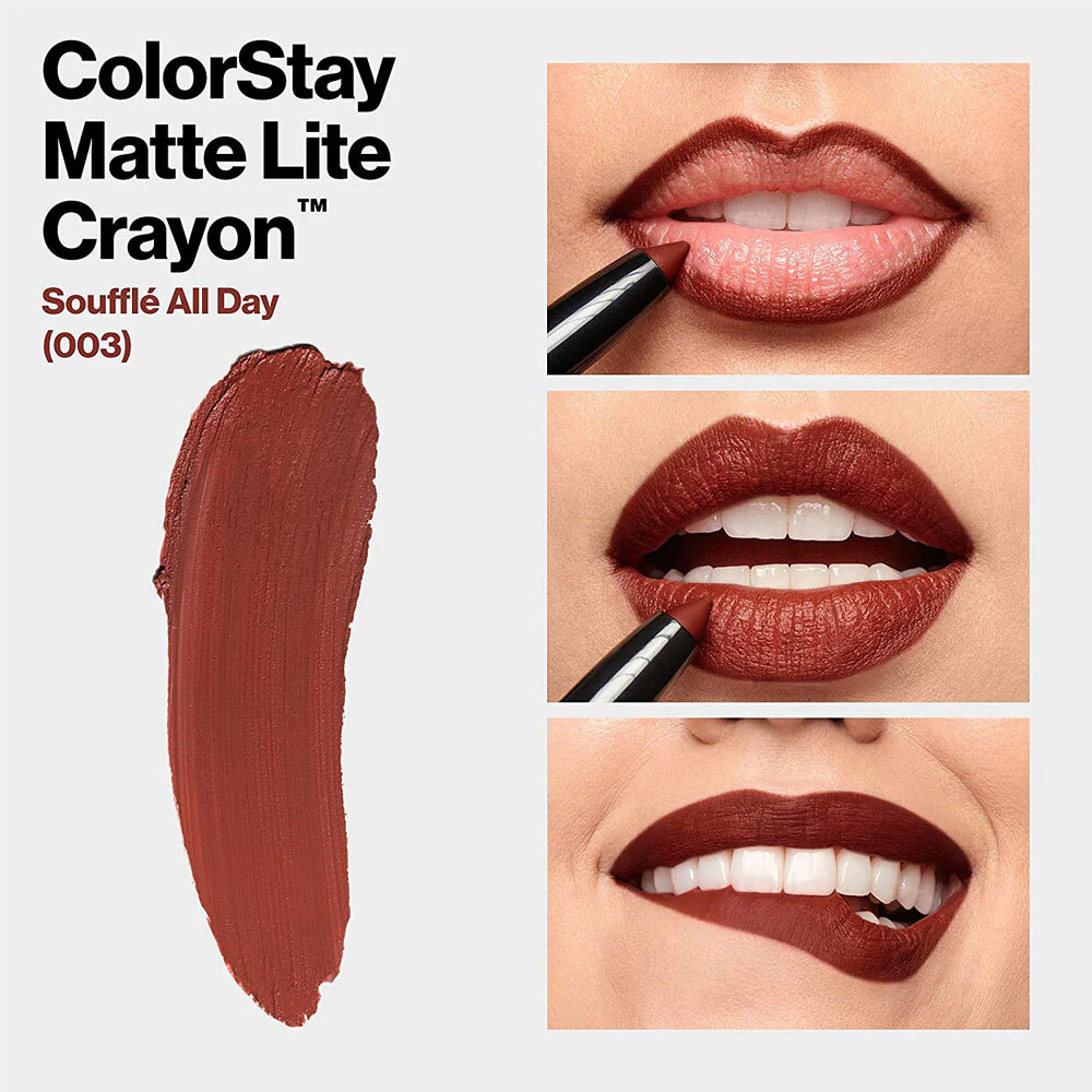 Revlon ColorStay Matte Lite Crayon 003 Souffle All Day - Image 4
