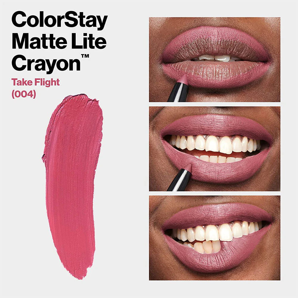 Revlon ColorStay Matte Lite Crayon 004 Take Flight - Image 3
