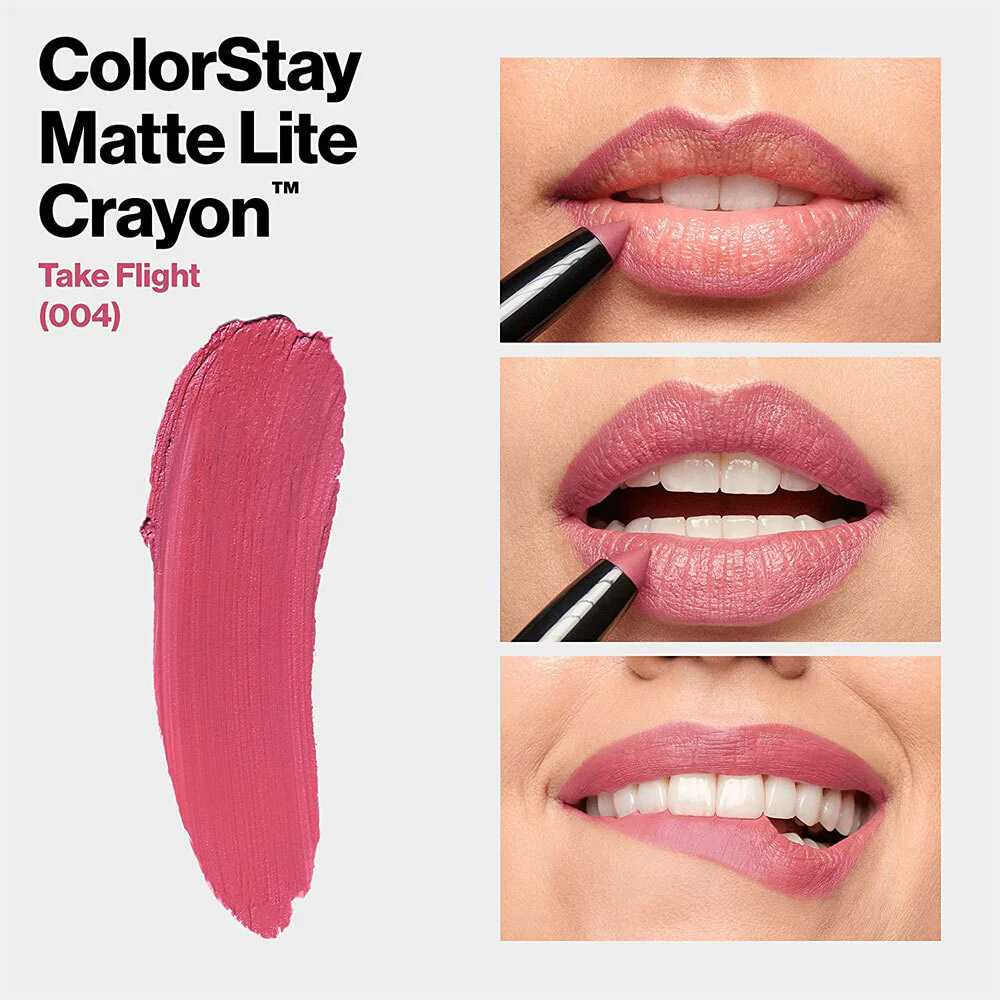 Revlon ColorStay Matte Lite Crayon 004 Take Flight - Image 4