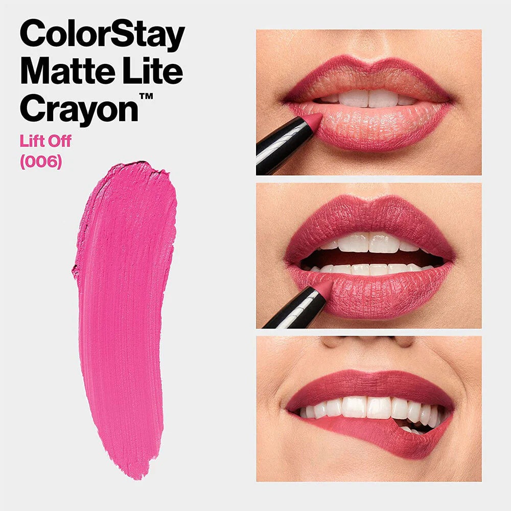 Revlon ColorStay Matte Lite Crayon 006 Lift Off - Image 4