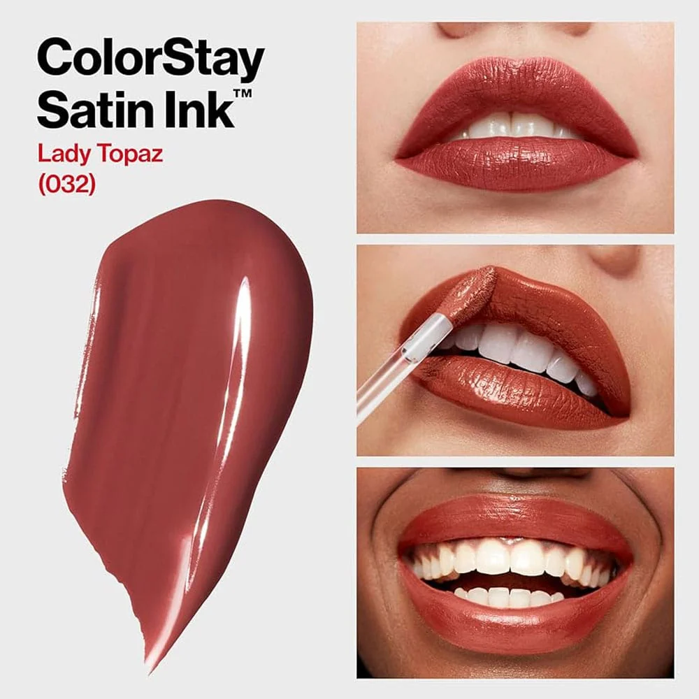 Revlon ColorStay Satin Ink Liquid Lip Color 032 Lady Topaz 5ml - Image 4