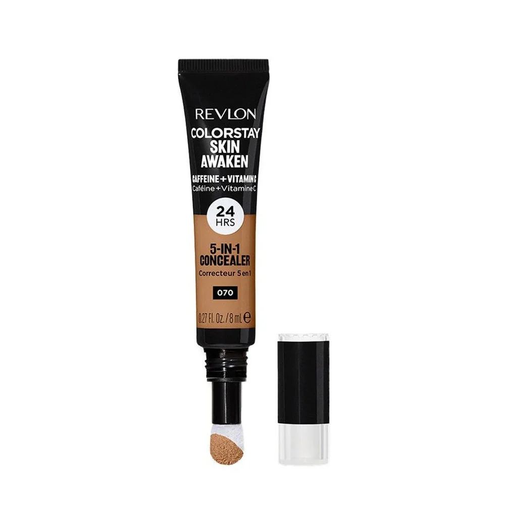 Revlon ColorStay Skin Awaken 5-In-1 Concealer 24Hr 070 Nutmeg 8ml