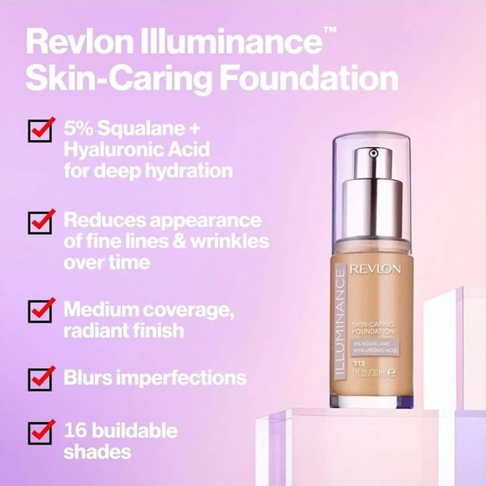 Revlon Illuminance Foundation 305 Medium Sand 30ml - Image 5