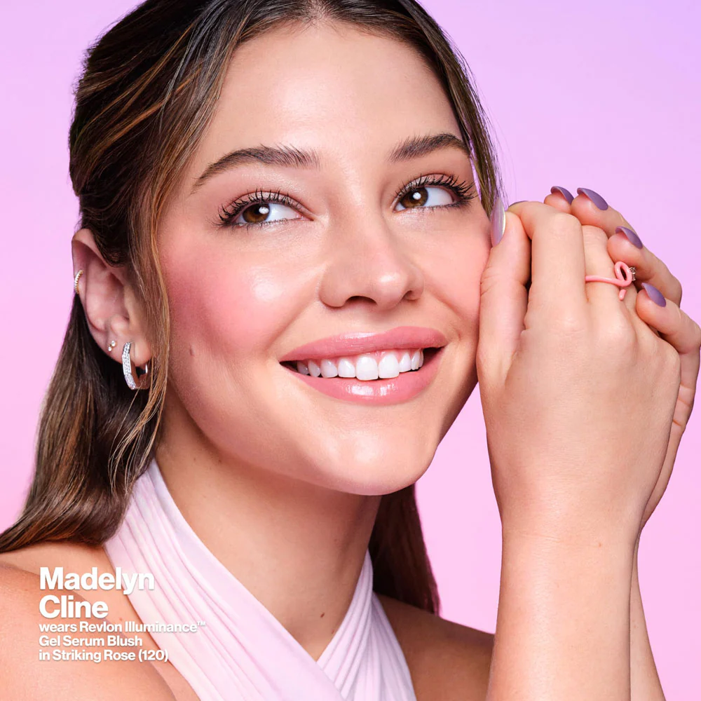 Revlon Illuminance Gel Serum Blush 120 Striking Rose - Image 4