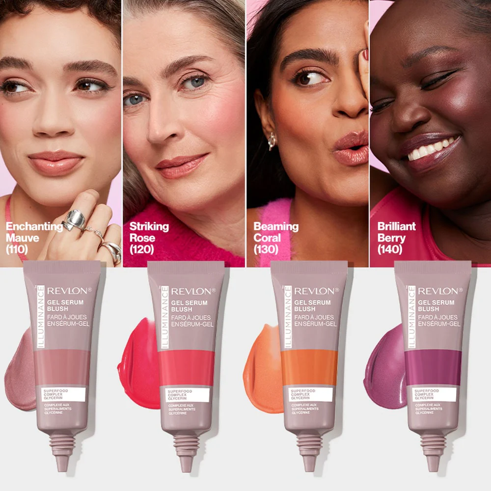 Revlon Illuminance Gel Serum Blush 130 Beaming Coral - Image 3