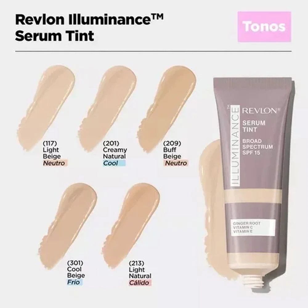 Revlon Illuminance Serum Tint SPF15 201 Creamy Natural 28ml - Image 6