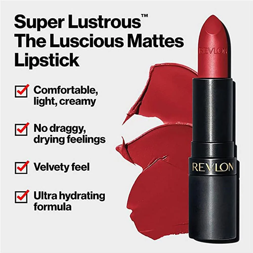 Revlon Super Lustrous Lipstick Matte 026 Getting Serious - Image 4